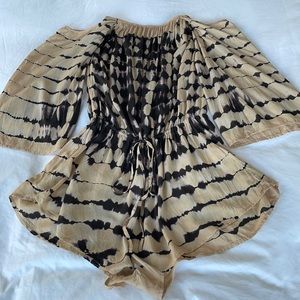 Elan Tie Dye Romper NWOT